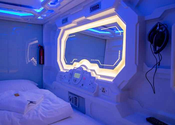 Kapslový hotel Spacehotel Karlsruhe